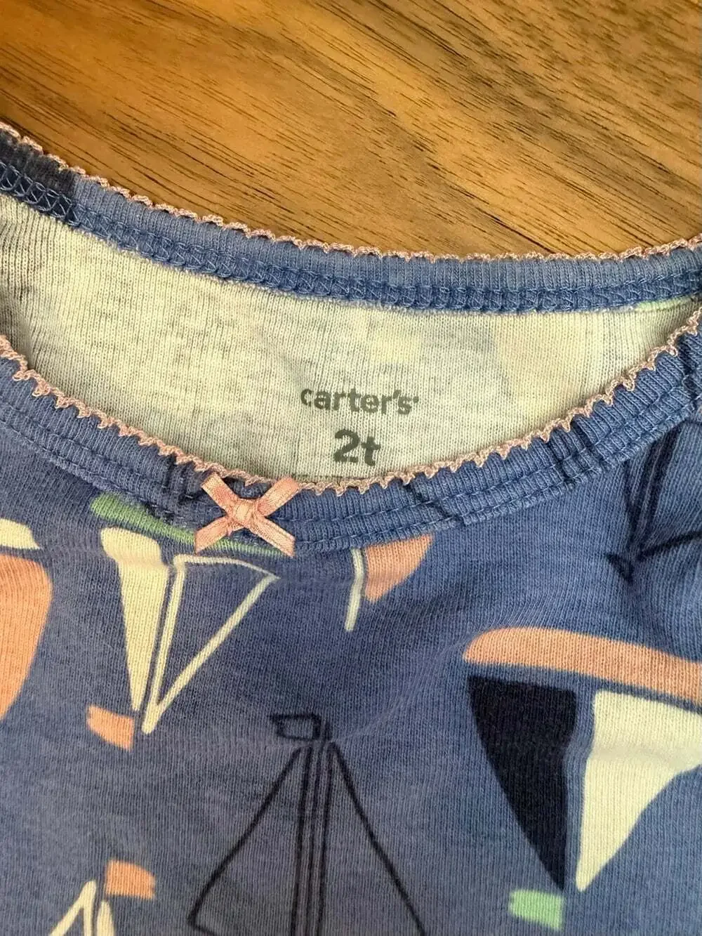 Carter's Girls 2T Nautical Mermaid PJ Trio